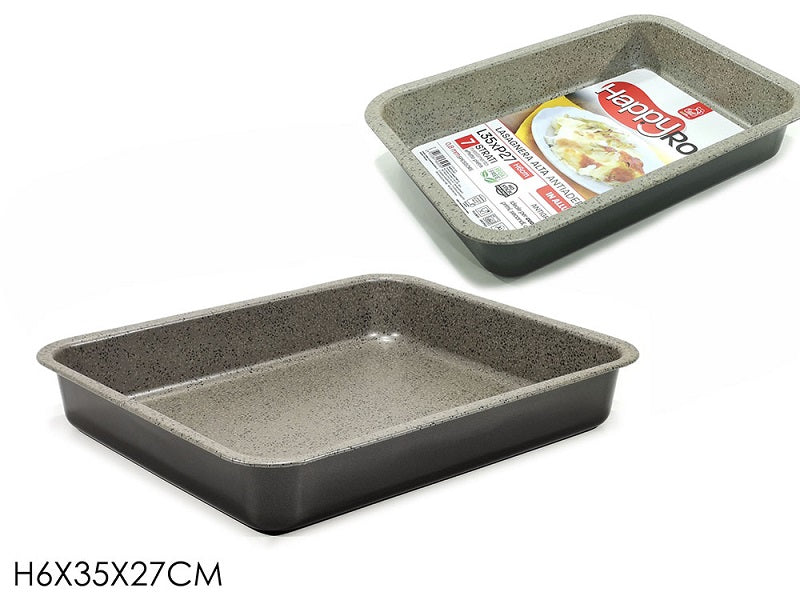 ΤΑΨΙ ΟΡΘΟΓΩΝΙΟ ΑΛΟΥΜΙΝΙΟΥ ΑΝΤΙΚΟΛΛΗΤΙΚΟ 35x27x6cm GUSTO CASA