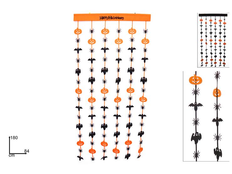 ΔΙΑΚΟΣΜΗΤΙΚΟ HAPPY HALLOWEEN ΚΡΕΜΑΣΤΟ 180x84cm