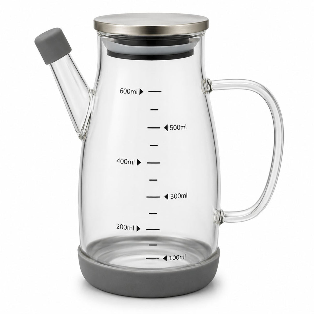 ΛΑΔΙΚΟ ΓΥΑΛΙΝΟ 600ml INOX ΚΑΠΑΚΙ