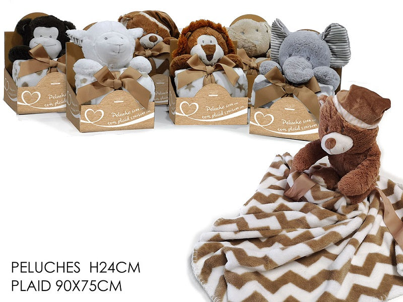 ΚΟΥΒΕΡΤΑ ΦΛΙΣ ΒΡΕΦΙΚΗ 75x90cm ΜΕ ΚΟΥΚΛΑΚΙ 24cm