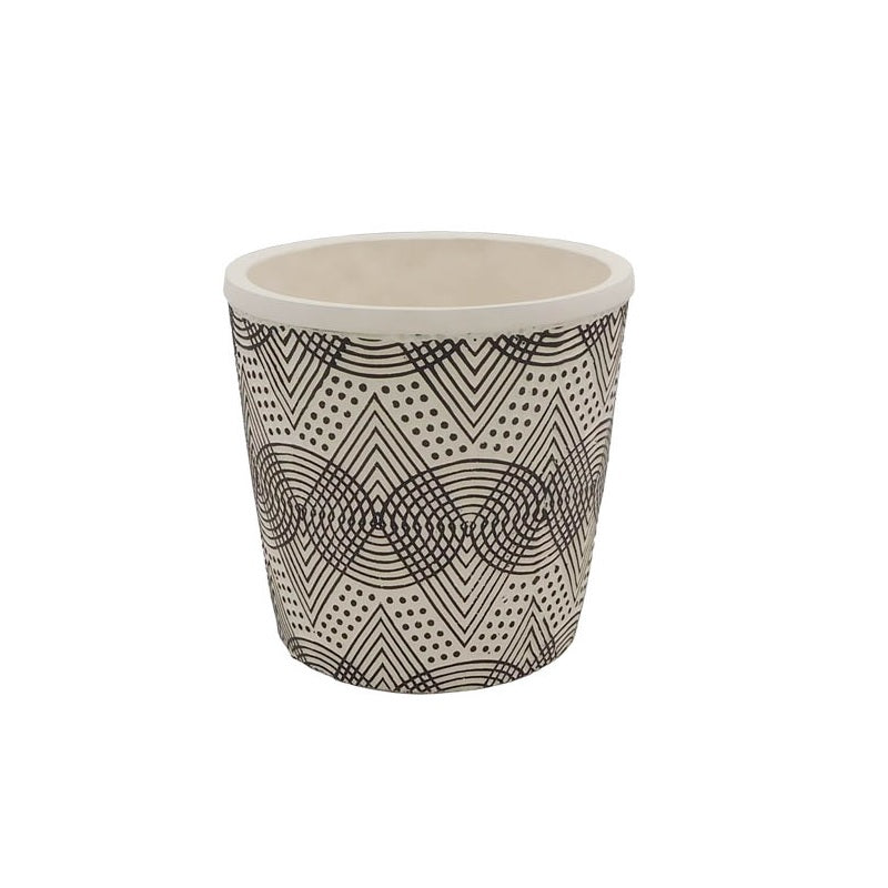 ΚΑΣΠΩ ΚΕΡΑΜΙΚΟ ΕΚΡΟΥ ΜΑΥΡΟ ΣΧΕΔΙΟ 14x13cm