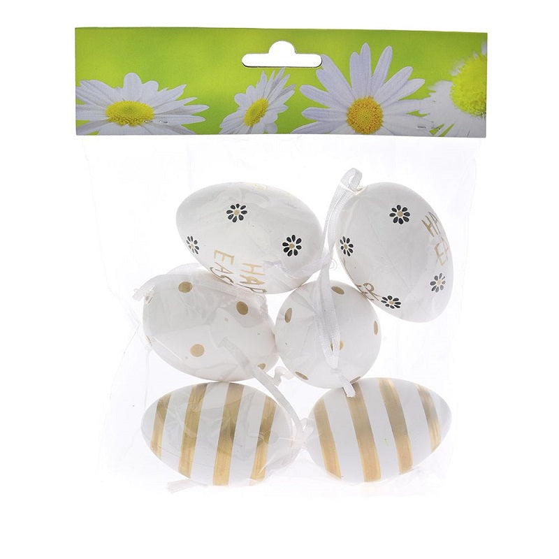 ΑΥΓΑ ΠΑΣΧΑΛΙΝΑ ΣΕΤ 6ΤΕΜ ΚΡΕΜΑΣΤΑ 4cm