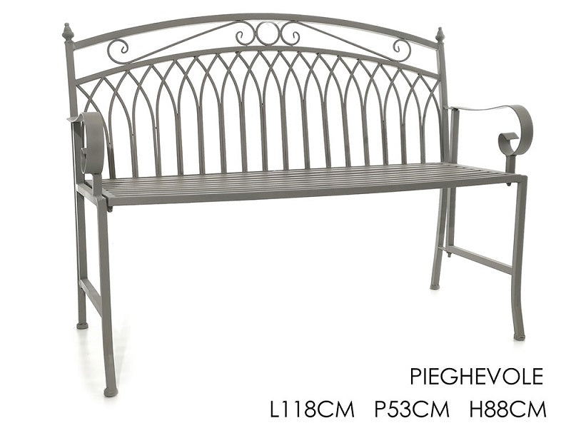 ΠΑΓΚΑΚΙ ΜΕΤΑΛΛΙΚΟ 118x53x88cm ΜΕ ΣΧΕΔΙΑ