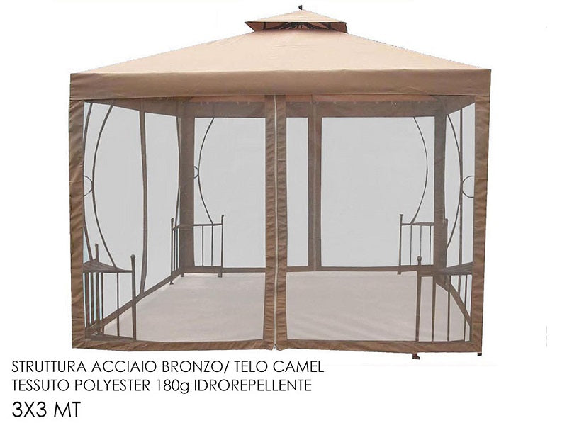 ΚΙΟΣΚΙ 3x3x2.65m ΜΕ ΣΙΤΑ ΚΑΙ ΚΑΓΚΕΛΑ INOX