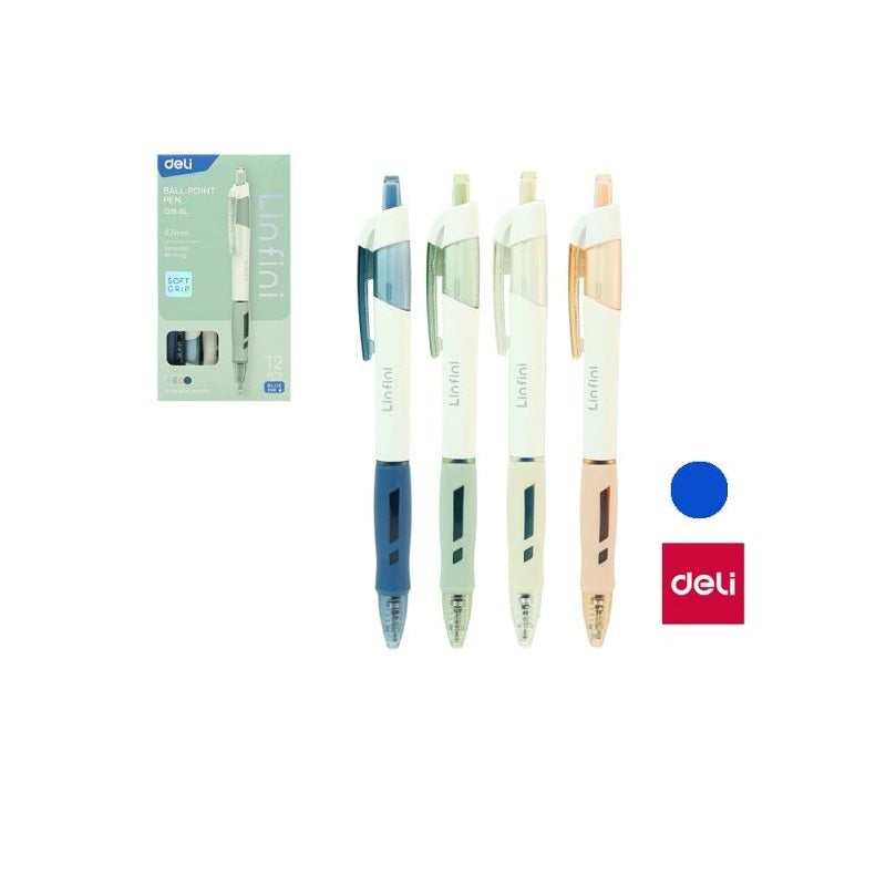 ΣΤΥΛΟ ΚΟΥΜΠΙ 0.7mm DELI ARRIS ΜΠΛΕ