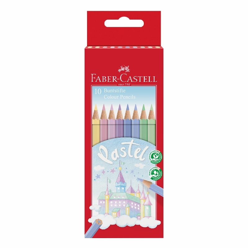 ΞΥΛΟΜΠΟΓΙΑ 10ΤΕΜ PASTEL FABER