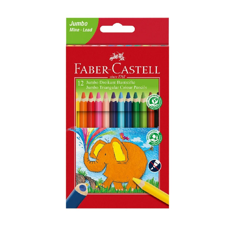 ΞΥΛΟΜΠΟΓΙΑ 12ΤΕΜ JUMBO FABER