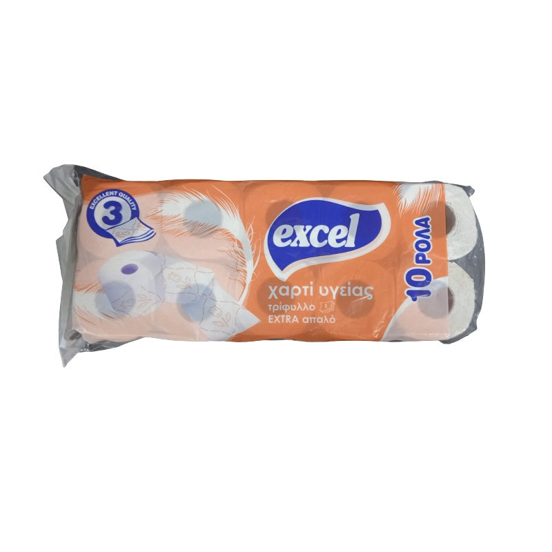 ΧΑΡΤΙ ΥΓΕΙΑΣ 10TEM 3Φ 730gr EXTRA ΑΠΑΛΟ EXCEL