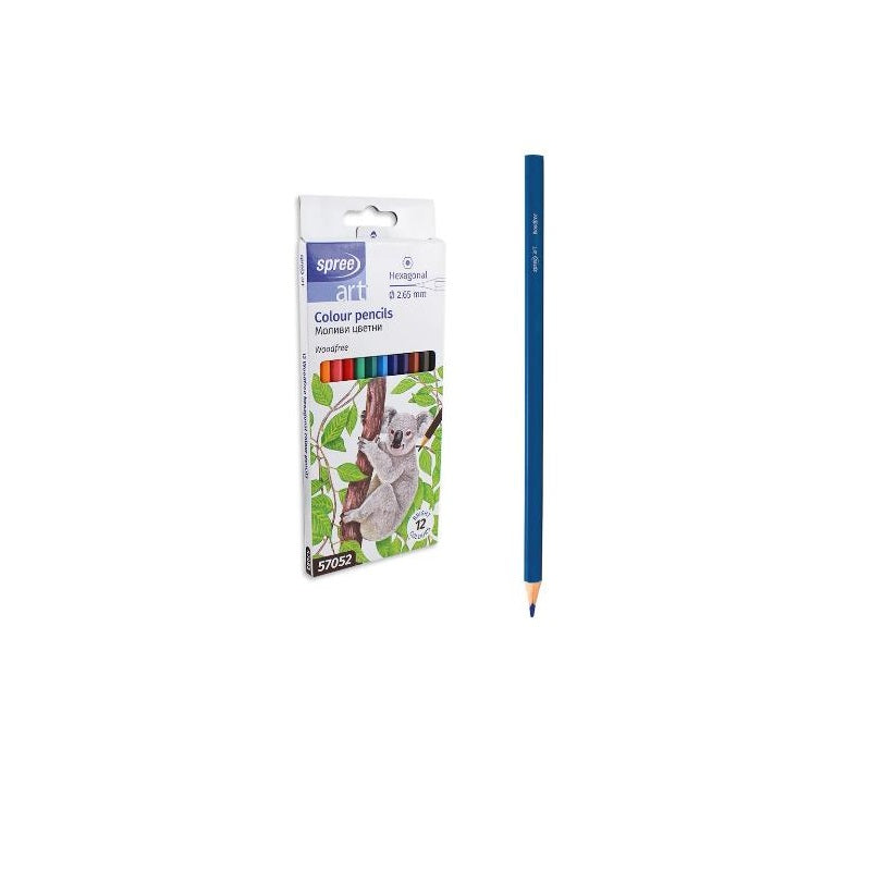 ΞΥΛΟΜΠΟΓΙΑ 12ΤΕΜ 2.65mm SPREE ART WOODEN FREE