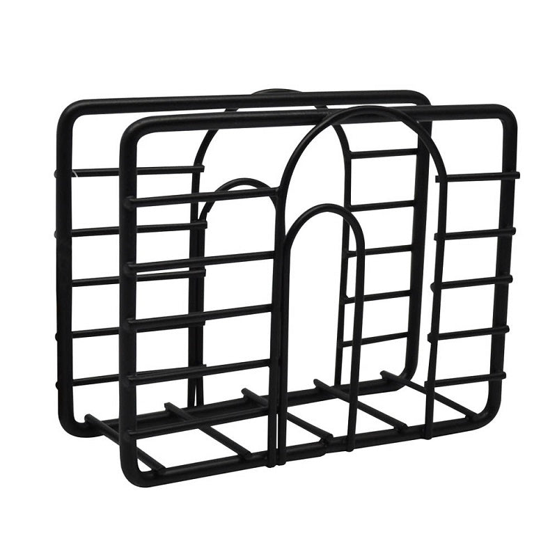 ΧΑΡΤΟΠΕΤΣΕΤΟΘΗΚΗ ΜΕΤΑΛΛΙΚΗ ΜΑΥΡΗ 12.5x5.5x10cm