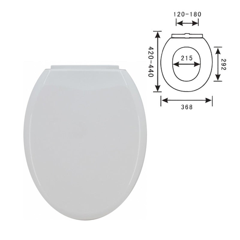ΚΑΠΑΚΙ ΤΟΥΑΛΕΤΑΣ SOFT CLOSE 36.8x44cm