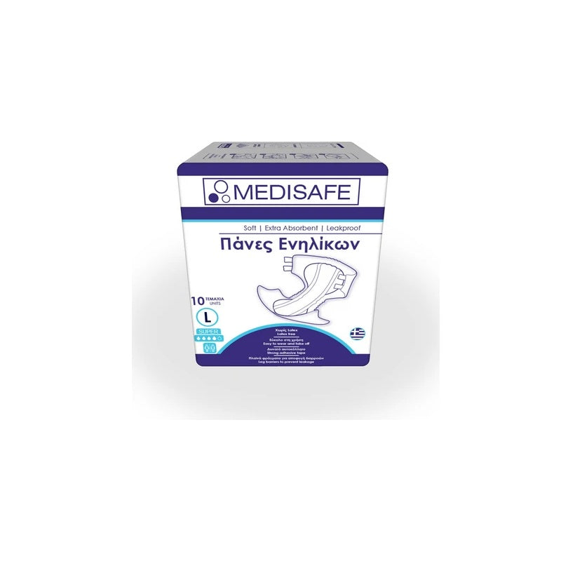 ΠΑΝΑ ΕΝΗΛΙΚΩΝ MEDISAFE 10TEM LARGE SUPER