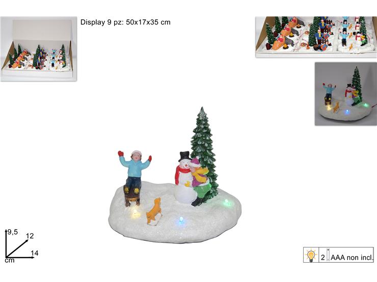 ΦΩΤΙΖΟΜΕΝΟ XMAS ΜΕ ΔΕΝΤΡΟ ΜΠΑΤΑΡΙΑΣ