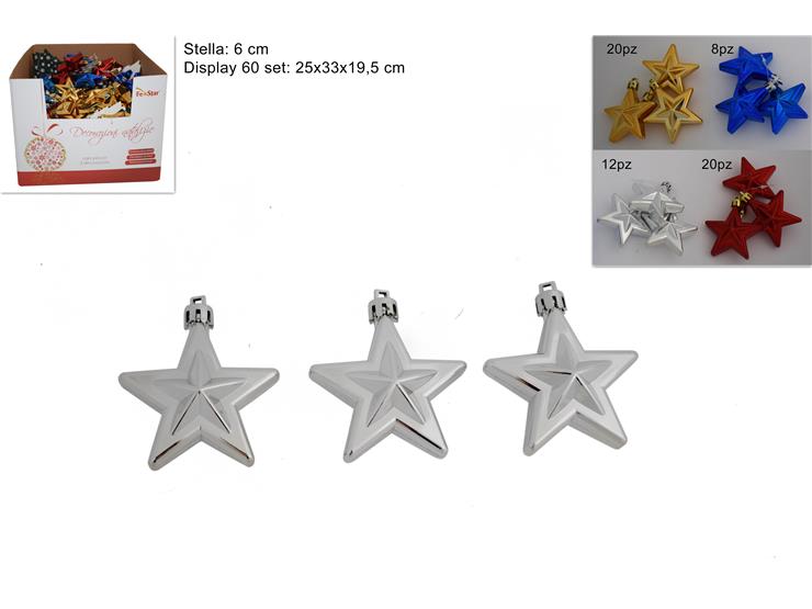 ΣΤΟΛΙΔΙ ΑΣΤΕΡΙ 6εκ ΣΕΤ 3ΤΕΜ 4 ΧΡΩΜΑΤΑ