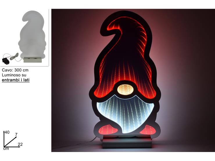 ΦΩΤΙΖΟΜΕΝΟΣ 3D XMAS ΑΗ ΒΑΣΙΛΗΣ 40εκ