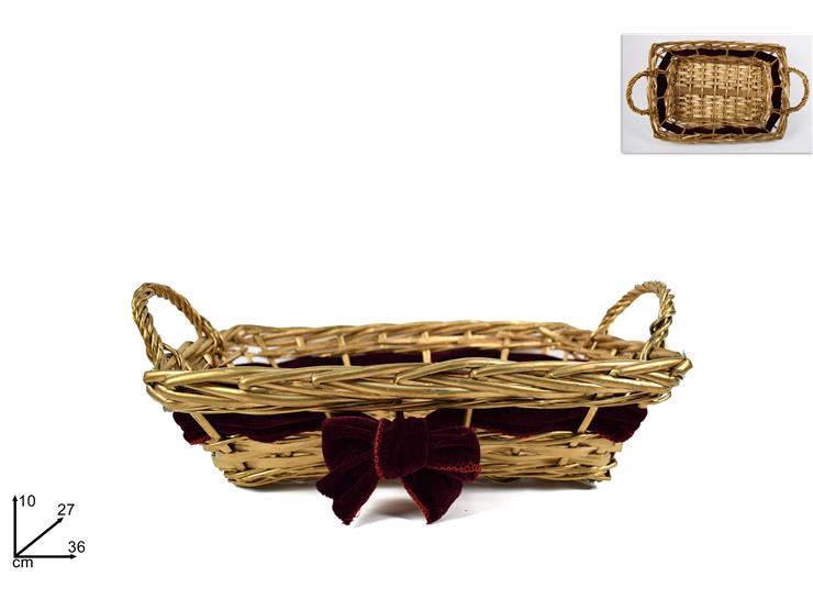 ΠΑΝΕΡΙ ΧΡΥΣΟ ΜΕ ΜΠΟΡΝΤΩ ΒΕΛΟΥΔΙΝΗ ΚΟΡΔΕΛΑ 42x27εκ