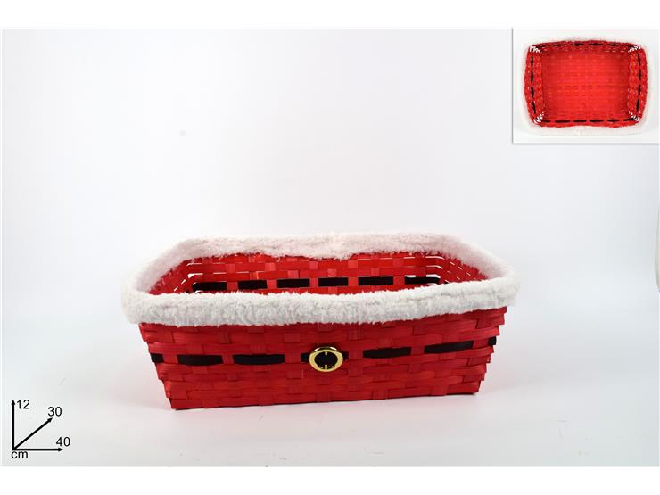 ΠΑΝΕΡΙ ΚΟΚΚΙΝΟ ΜΕ ΖΩΝΗ ΑΗ ΒΑΣΙΛΗ ΚΑΙ ΓΟΥΝΑΚΙ 40x30εκ