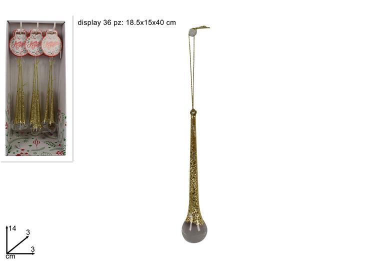 ΣΤΟΛΙΔΙ ΣΤΑΓΟΝΑ 14εκ ΜΕ ΧΡΥΣΟ GLITTER