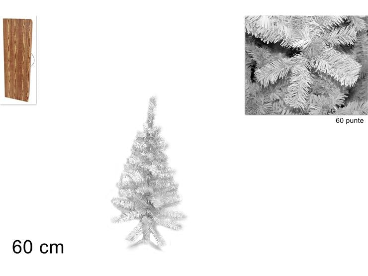 ΔΕΝΤΡΟ XMAS 60εκ ΛΕΥΚΟ 60 ΚΛΑΔΙΑ