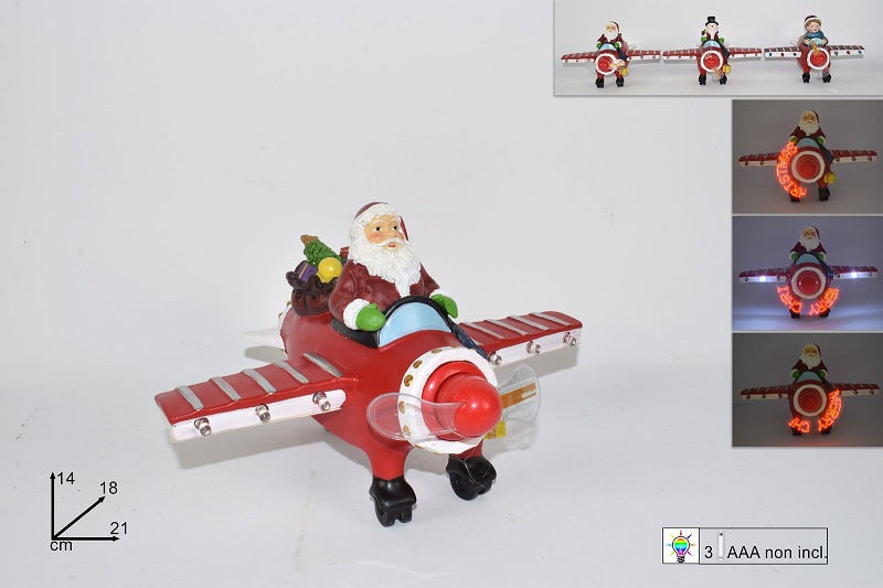 ΦΩΤΙΖΟΜΕΝΟ ΑΕΡΟΠΛΑΝΟ XMAS ΜΕ ΚΙΝΗΣΗ