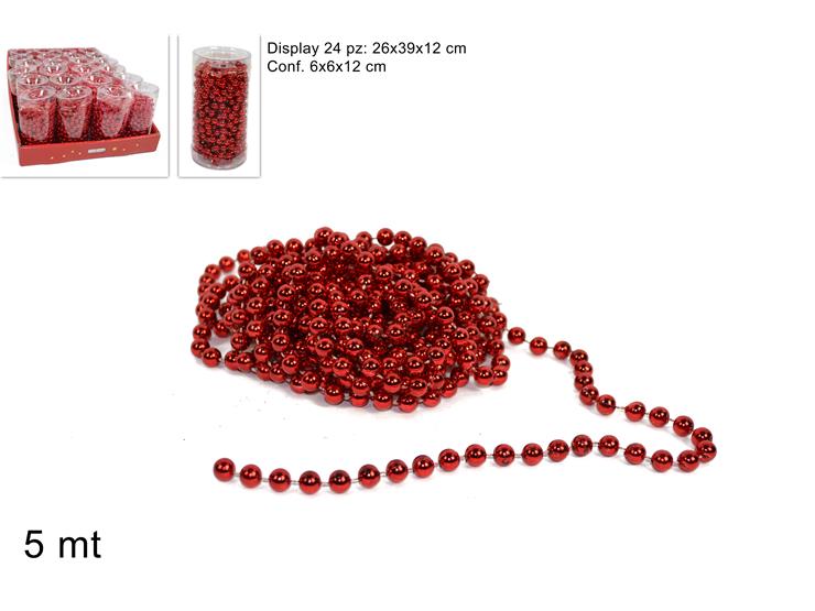 ΓΙΡΛΑΝΤΑ ΠΕΡΛΑ 5m ΚΟΚΚΙΝΗ