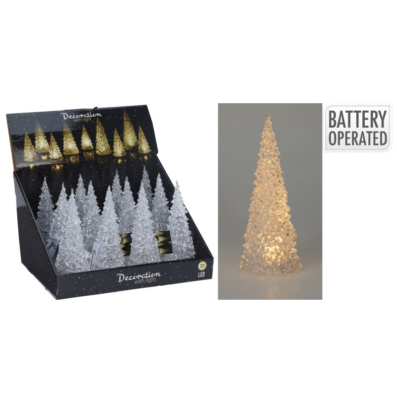 ΔΕΝΤΡΟ LED ΘΕΡΜΟ ΛΕΥΚΟ 21x9cm ΑΚΡΥΛΙΚΟ