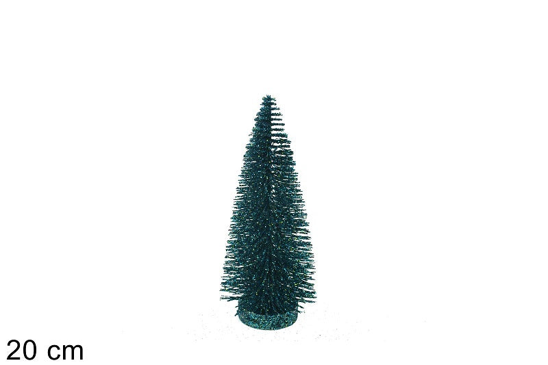 ΔΕΝΤΡΟ ΠΕΤΡΟΛ GLITTER 20εκ ΜΕ ΞΥΛΙΝΗ ΒΑΣΗ