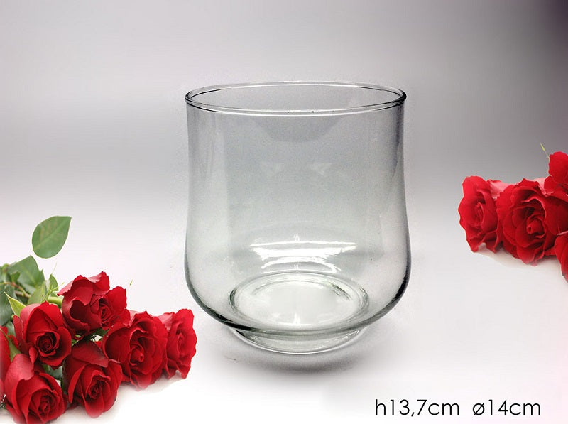 ΒΑΖΟ ΓΥΑΛΙΝΟ 14cm