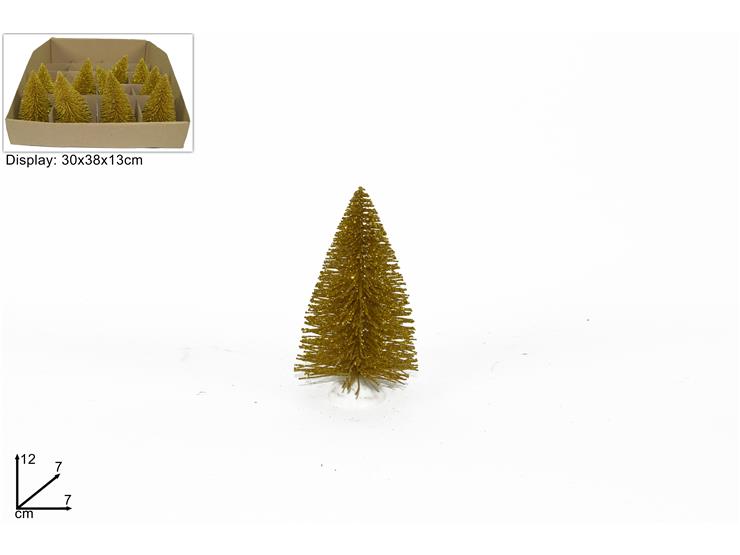 ΔΕΝΤΡΟ ΧΡΥΣΟ GLITTER 12εκ