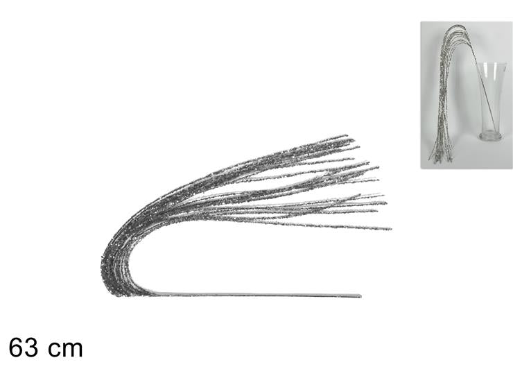 ΚΛΑΔΙΑ ΜΕ ΑΣΗΜΙ ΠΑΓΕΤΕΣ 63εκ XMAS