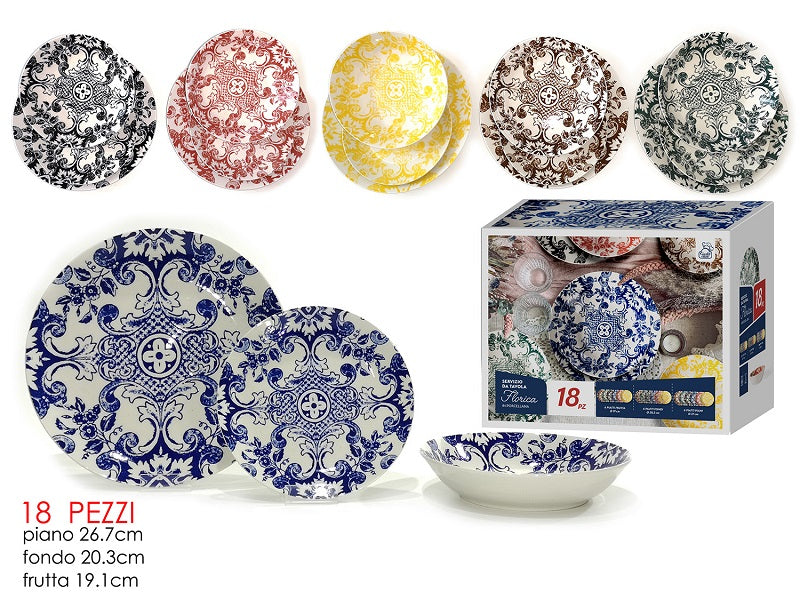ΣΕΤ ΠΙΑΤΑ 18ΤΕΜ ΜΕ ΣΧΕΔΙΟ FLORICA