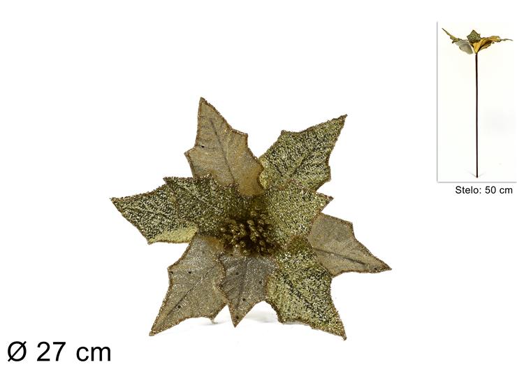 ΛΟΥΛΟΥΔΙ XMAS ΜΠΕΖ ΒΕΛΟΥΔΟ 50εκ ΜΕ ΧΡΥΣΟ GLITTER