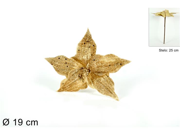 ΛΟΥΛΟΥΔΙ ΚΛΑΔΑΚΙ ΜΠΕΖ ΜΕ GLITTER 25εκ