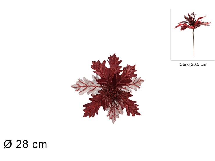 ΛΟΥΛΟΥΔΙ ΚΛΑΔΑΚΙ ΜΠΟΡΝΤΩ GLITTER 20.5εκ