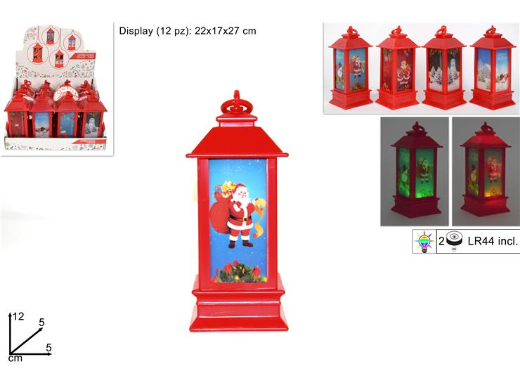 ΦΑΝΑΡΙ XMAS ΜΠΑΤΑΡΙΑΣ 12εκ