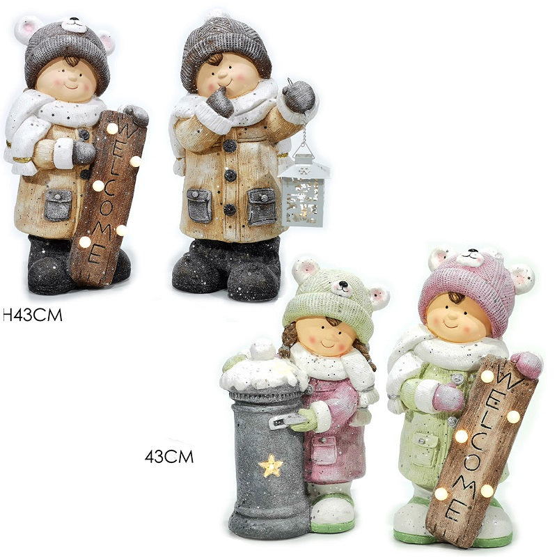 ΠΑΙΔΑΚΙ ΜΕ ΣΚΟΥΦΟ ΦΩΤΙΖΟΜΕΝΟ ΚΕΡΑΜΙΚΟ 44εκ