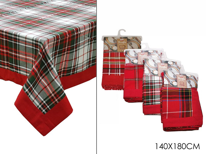 ΤΡΑΠΕΖΟΜΑΝΤΗΛΟ 140x180cm ΚΑΡΩ XMAS COTTON
