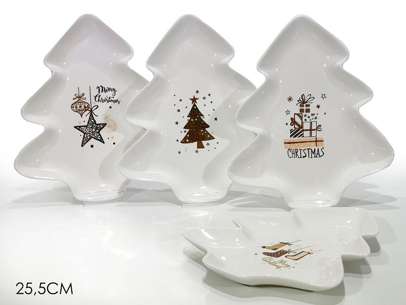 ΠΙΑΤΕΛΑ XMAS ΔΕΝΤΡΟ 25.5cm ΡΟΖ ΧΡΥΣΟ