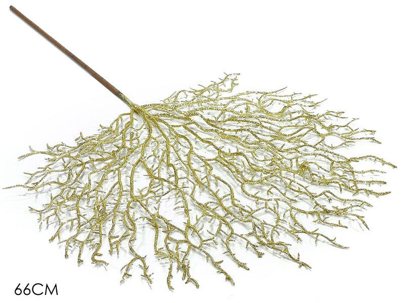 ΛΟΥΛΟΥΔΙ XMAS ΧΡΥΣΟ GLITTER 66εκ