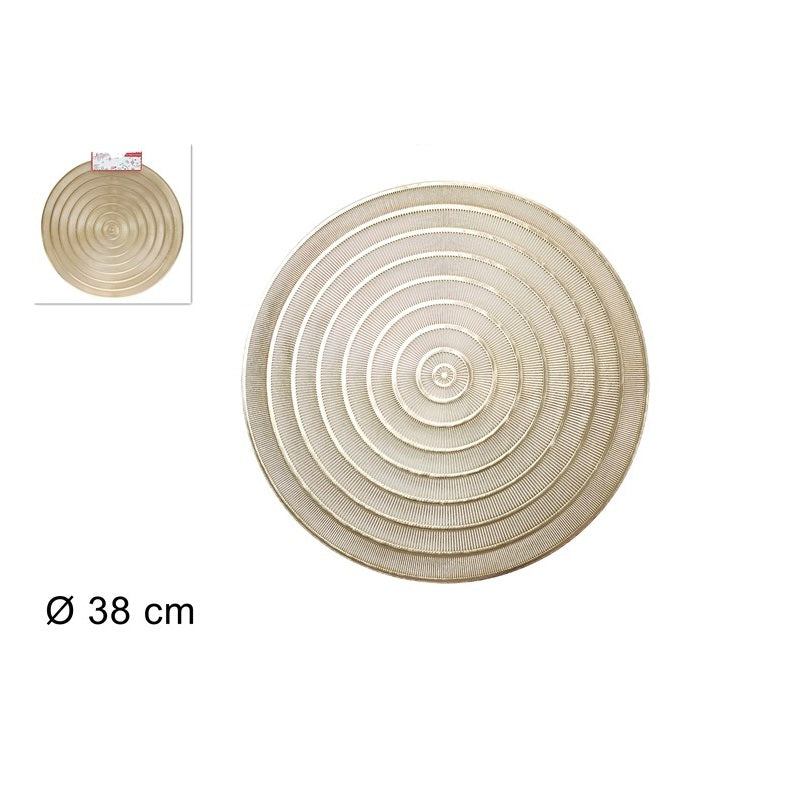 ΣΟΥΠΛΑ ΣΤΡΟΓΓΥΛΟ ΧΡΥΣΟ ΔΙΑΤΡΗΤΟ 38cm