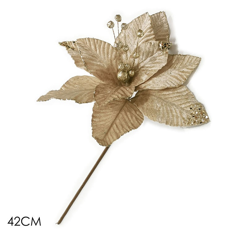 ΛΟΥΛΟΥΔΙ XMAS ΣΑΜΠΑΝΙ GLITTER 42εκ