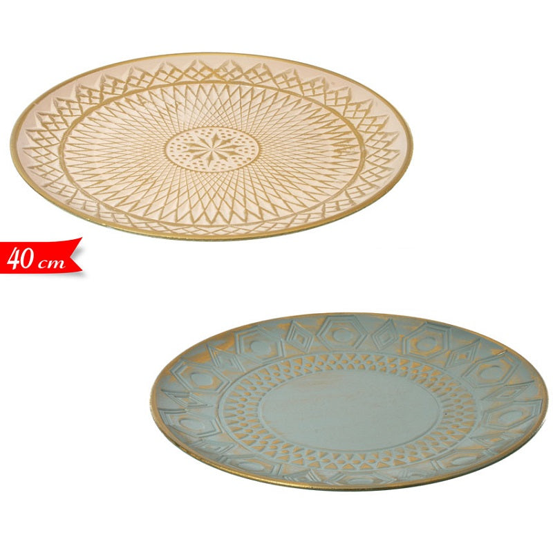 ΠΙΑΤΕΛΑ ΑΝΑΓΛΥΦΗ ΔΙΧΡΩΜΗ 40εκ