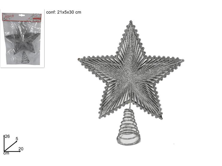 ΚΟΡΥΦΗ ΑΣΤΕΡΙ 26x20εκ ΑΣΗΜΙ