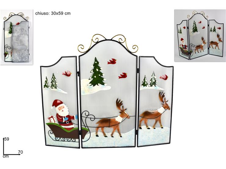 ΠΡΟΣΤΑΤΕΥΤΙΚΟ-ΣΙΤΑ ΤΖΑΚΙΟΥ XMAS ΕΛΚΗΘΡΟ ΜΕ ΑΗ ΒΑΣΙΛΗ 59x70cm