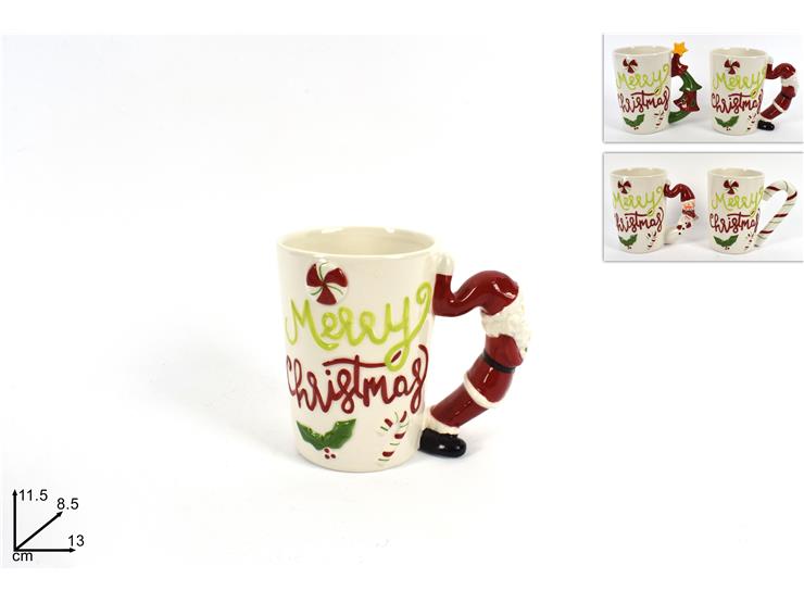 ΚΟΥΠΑ XMAS ΜΕ ΑΝΑΓΛΥΦΟ ΧΕΡΟΥΛΙ ART HOME