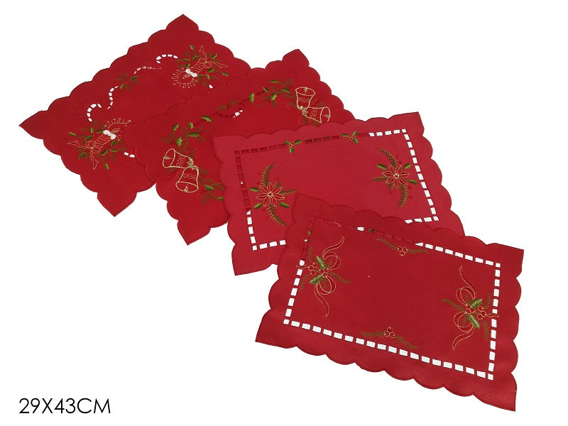 ΠΕΤΣΕΤΑΚΙ XMAS 29x43εκ KOKKINO