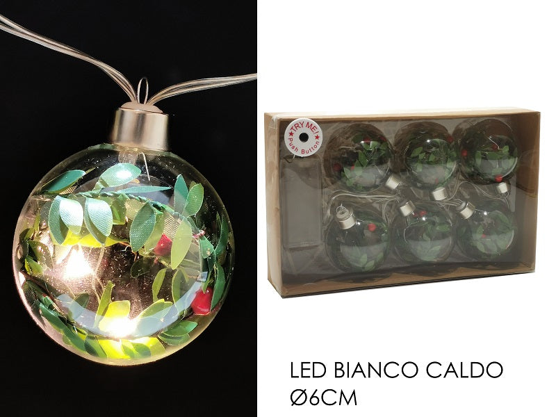 ΦΩΤΑΚΙΑ 6LED ΘΕΡΜΟ 6 ΜΠΑΛΕΣ ΜΕ ΓΚΙ 90cm ΜΠΑΤΑΡΙΑΣ