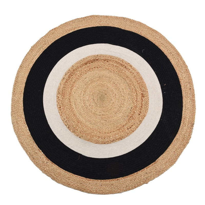 ΧΑΛΙ ΓΙΟΥΤΑ ΡΟΤΟΝΤΑ 120εκ ΤΡΙΧΡΩΜΟ HOME & STYLING COLLECTION