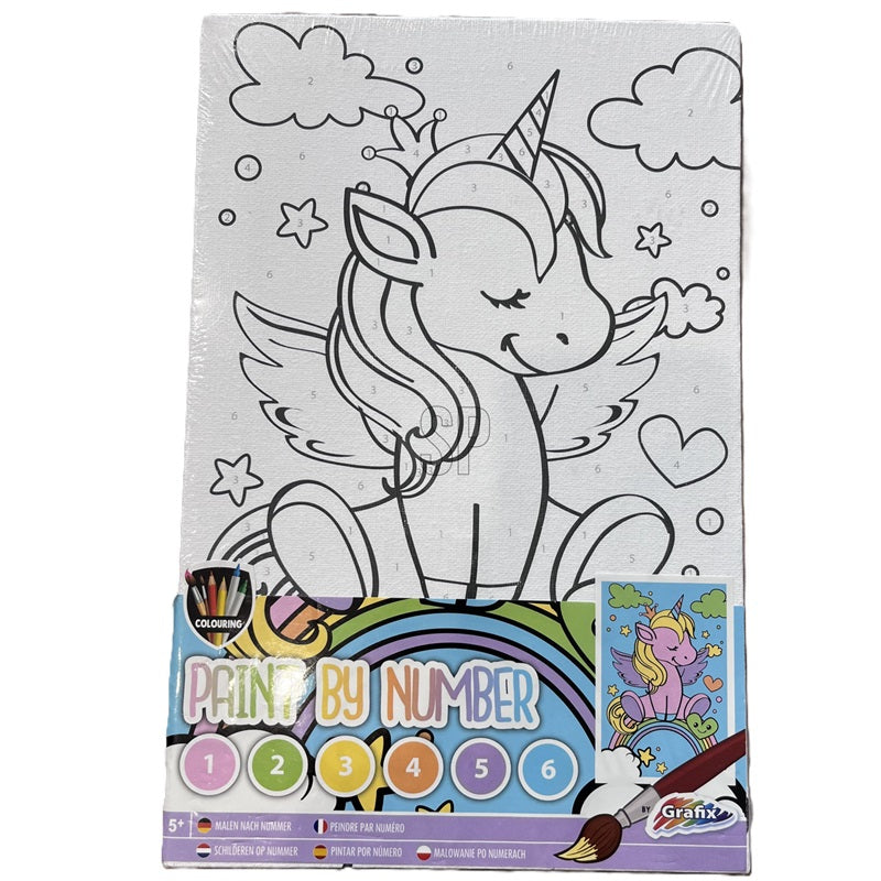 ΚΑΜΒΑΣ 19.5x29.5cm ΜΕ ΠΙΝΕΛΟ & 6 ΑΚΡΥΛΙΚΑ ΧΡΩΜΑΤΑ