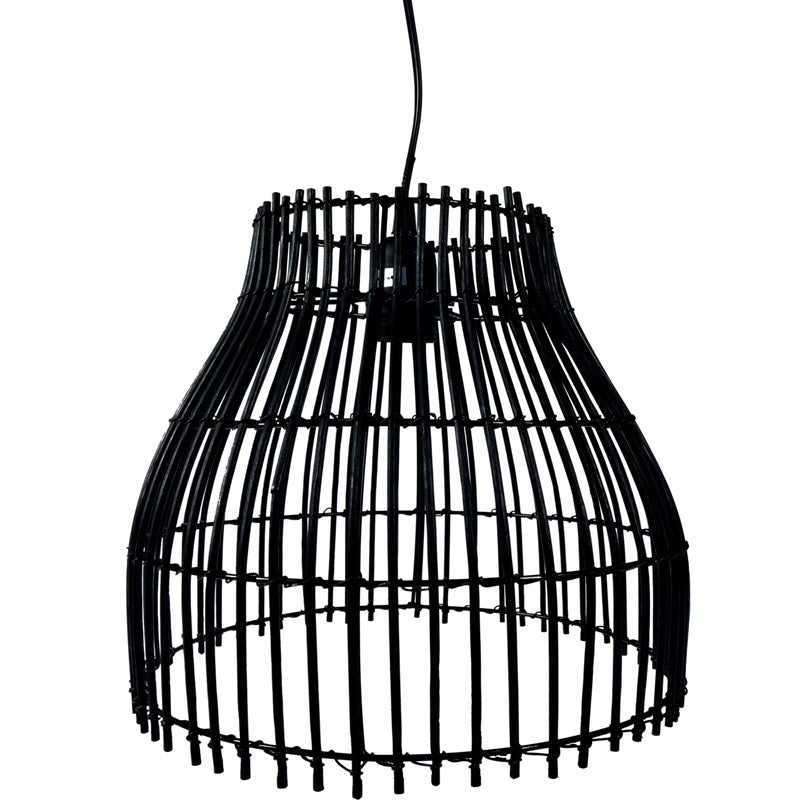 ΦΩΤΙΣΤΙΚΟ RATTAN ΜΑΥΡΟ 31x31x26cm